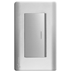 INTERRUPTOR P/ EMPOTRAR 1 SERVICIO PLATEADO MAVIJU 10 A - 125/250 V