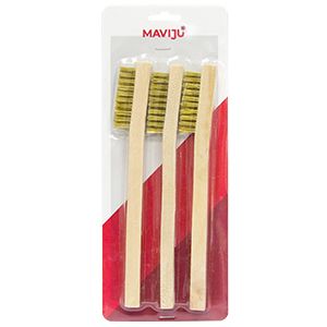 JUEGO CEPILLOS ALAMBRES DE COBRE - 3 PZS MAVIJU